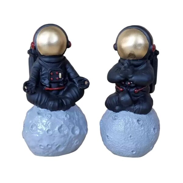 Ensemble de 2 pièces de modèle d’astronaute – Décor à thème spatial époustouflant pour votre maison