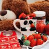 Tasse en céramique artistique - Parfaite pour offrir et boire avec design Panda & Porte-biscuit