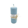 Bougie pilier en cire d'abeille - Idéale pour l'ambiance, élégante, ensemble de 6