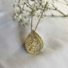 Broche en laiton pour femme - Chic & Lux avec Design Printemps en doré