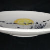 Assiette en céramique - Motif de pissenlit, artistique et polyvalente