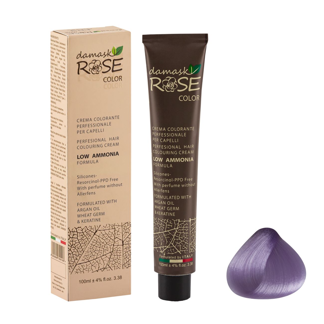 Coloration Capillaire Rose de Damas PR21 - Teinte Orchidée Sauvage, 100 ml - Longue Durée et Soin Nourrissant