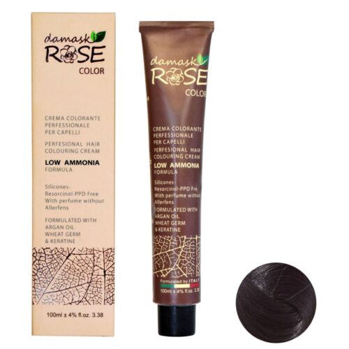Coloration Capillaire Rose de Damas PR7 – Teinte Cannelle, 100 ml – Riche, Chaleureuse & Longue Durée