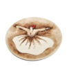 Decorative Ceramic Plate - Whirling Dervish Dance Design in Brown