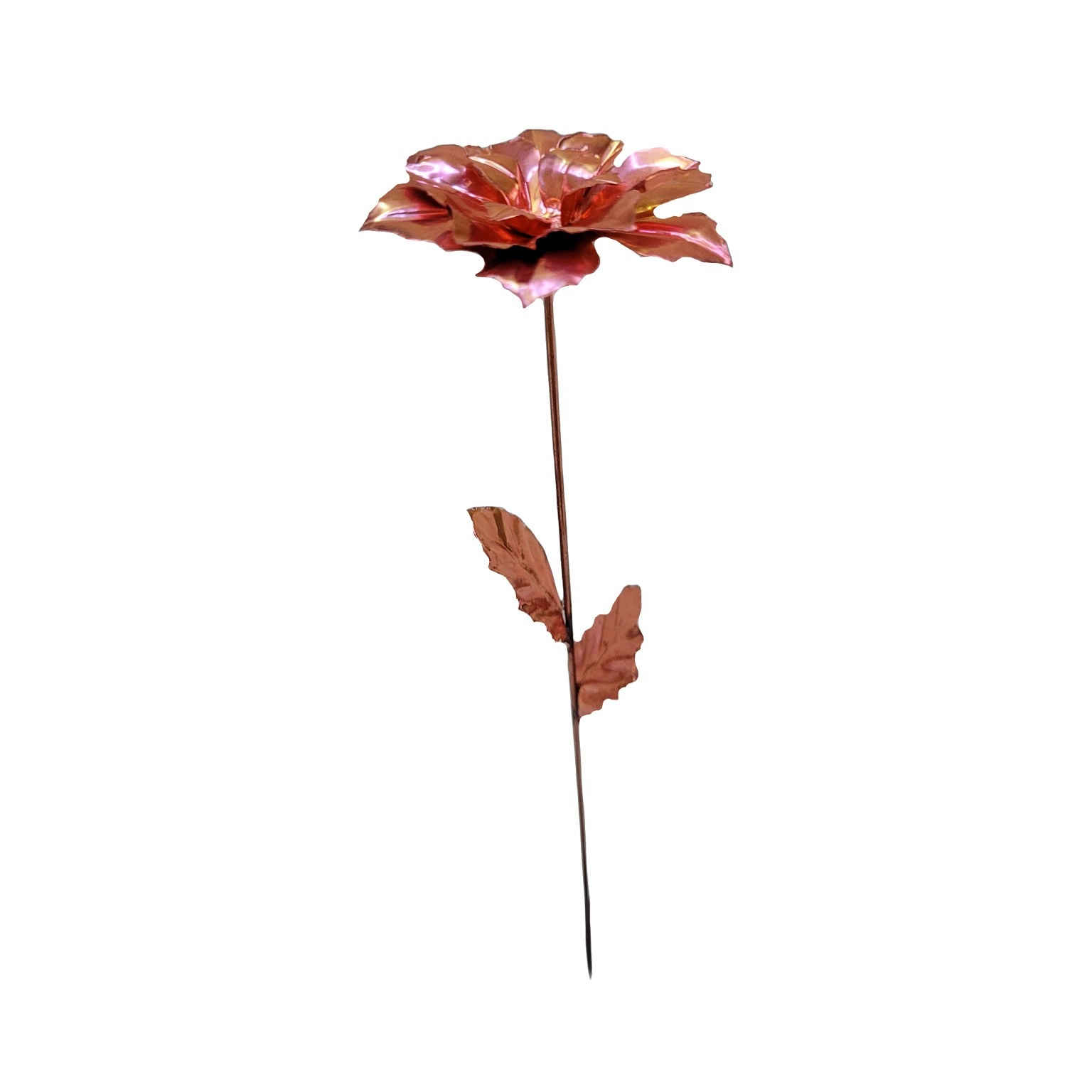 Fleur en Cuivre Décorative – Élevez Votre Décoration de Maison avec Art Floral Artisanale (x5)