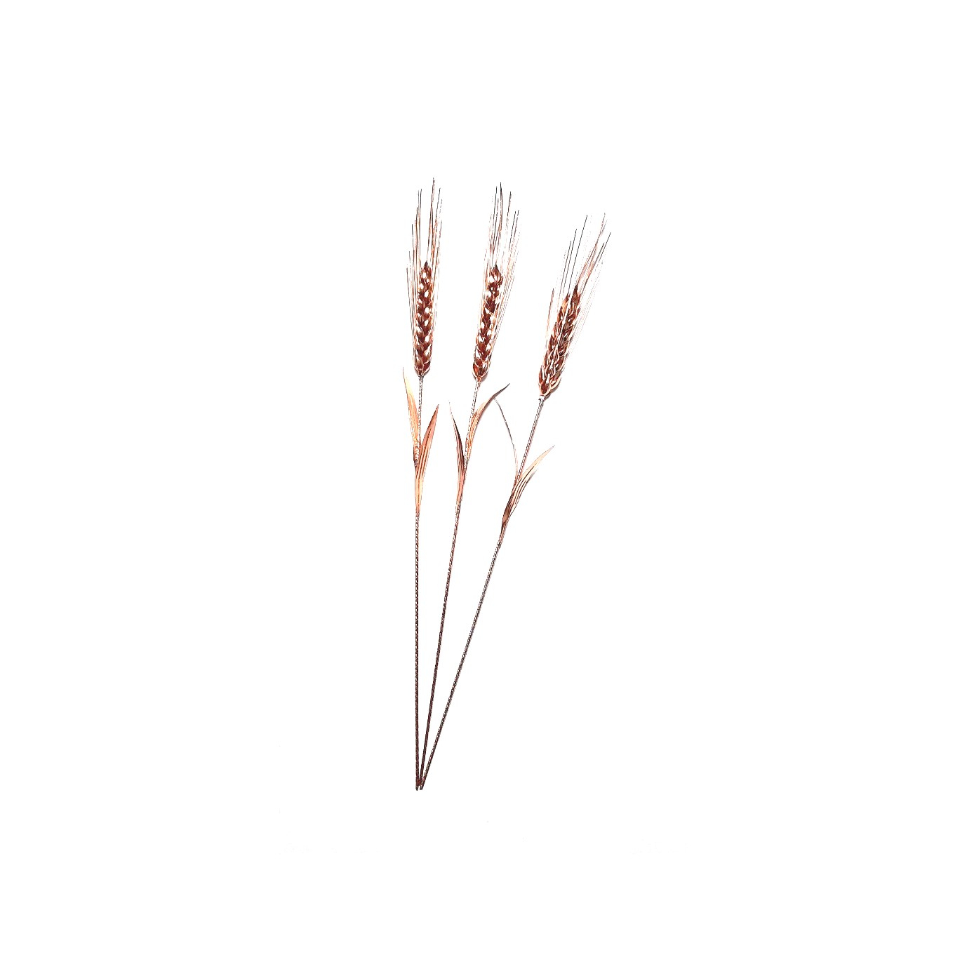 Fleur en Cuivre Décorative Artisanale – Art Floral pour Décoration de Maison et Cadeaux (x3)