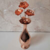 Decorative Persian Copper Flower - Symbolism, Beauty, and Cultural Significance (x3)