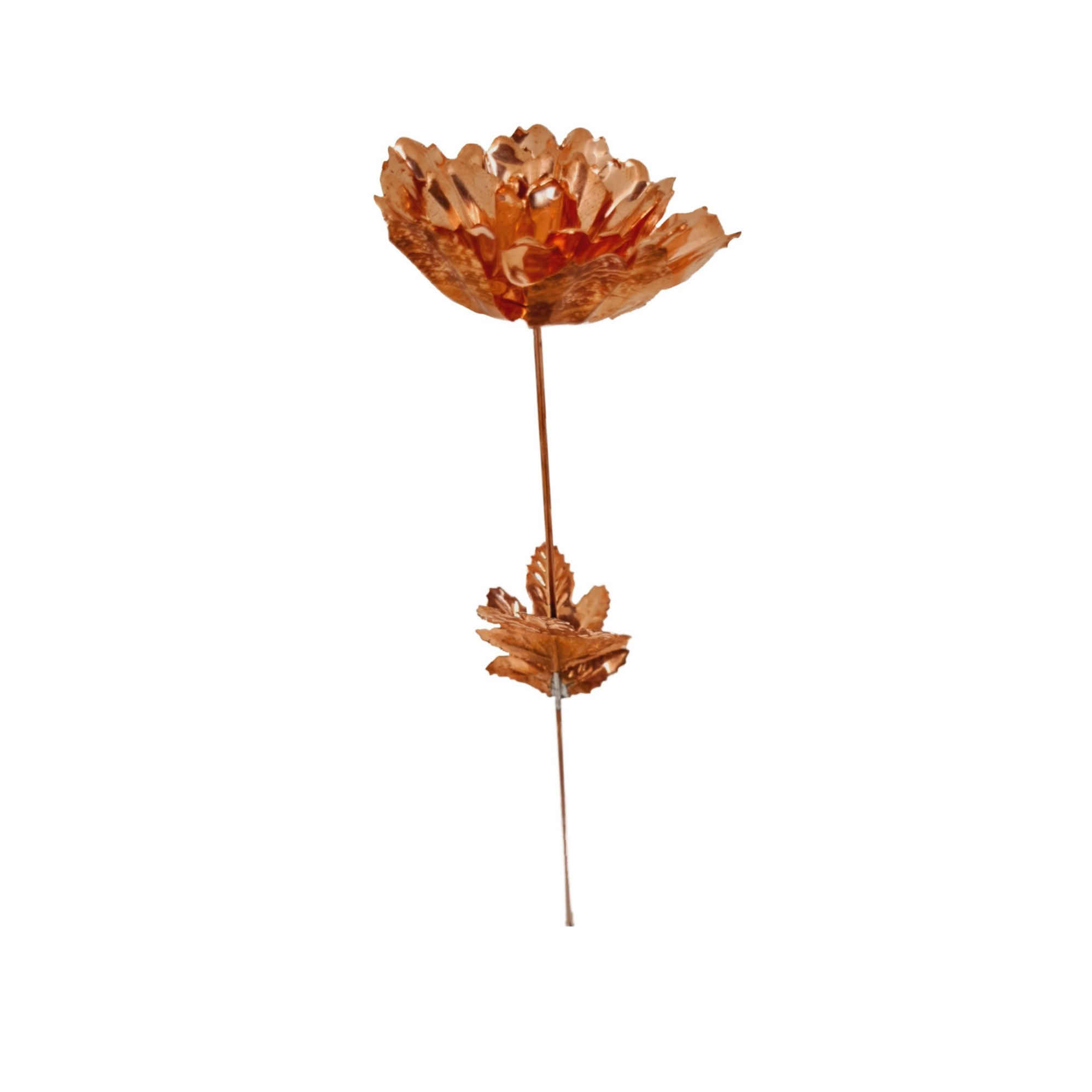 Decorative Persian Copper Flower - Symbolism, Beauty, and Cultural Significance (x3)