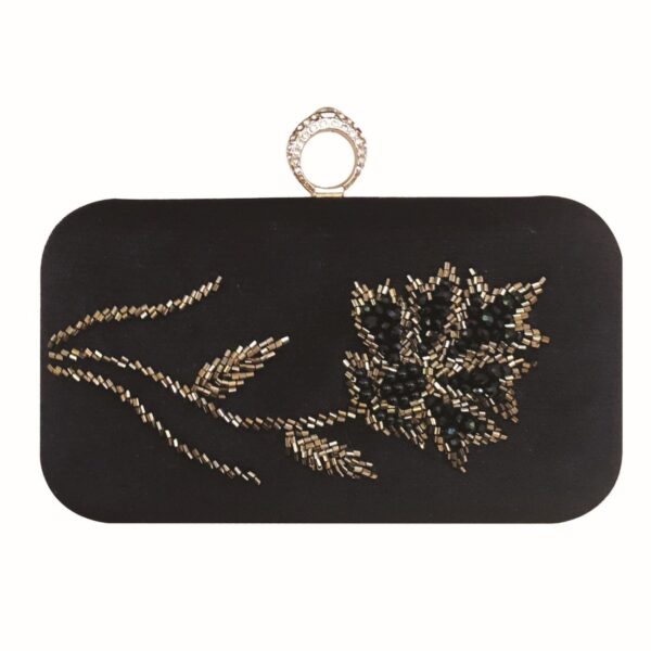 Pochette Brodée à la Main avec Perles – Design Étincelant et Élégant