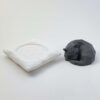Figurine géométrique de chat noir dormant cubisme - Art moderne pour les amoureux des chats