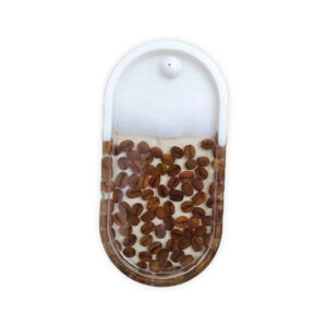 Handcrafted Resin Incense Holder for Zen, Relaxation & Style Coffee Design