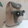 Sac à Dos au Crochet Fait Main pour Enfants avec Design de Dessin Animé – Mignon et Stylé