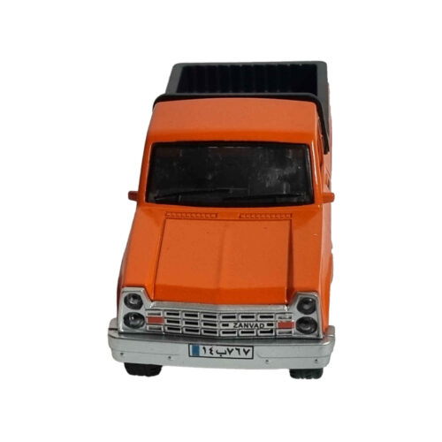 Camion pickup jouet Nissan Junior 2000 Diecast – adapté au transport de fret en orange