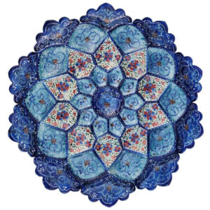 Assiette décorative en cuivre Minakari persan – Un mélange d’art et de patrimoine