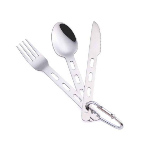 Ensemble de Couverts de Voyage Portable – Compact et Facile à Transporter, Parfait pour Toutes vos Aventures