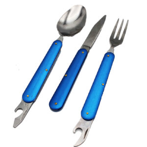 Ensemble de Couverts de Voyage Portable, Compact et Pratique, Idéal pour le Camping