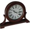 Horloge de Bureau en Bois - Un Ajout Magnifique et Artisanal à Votre Bureau ou Maison