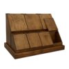 Étagère de rangement à épices en bois en 2 couleurs - Organisation élégante et fonctionnelle pour votre cuisine