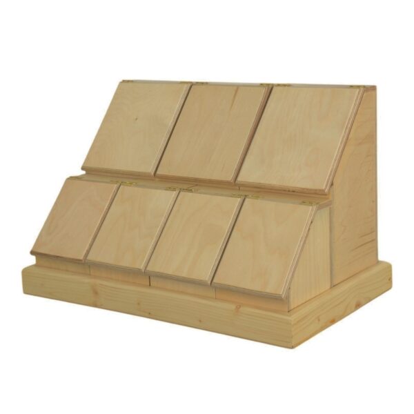 Étagère de rangement à épices en bois en 2 couleurs – Organisation élégante et fonctionnelle pour votre cuisine