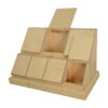 Étagère de rangement à épices en bois en 2 couleurs - Organisation élégante et fonctionnelle pour votre cuisine