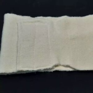 Bande abdominale en laine – Matériau doux et sans odeur en laine de mouton Merino blanche