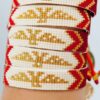 Bracelet Perlé Élégant pour Homme – Design Aigle
