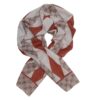 Sac à épaule élégant avec détails de chaîne et foulard assorti pour une tenue parfaite