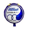 Foil Balloon Set with Esteghlal Football Team Design, Set of 5