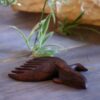 Peigne en Bois Sculpté à la Main avec Motif Baleine - Un Symbole de Beauté Océanique et d'Artisanat
