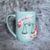 Mug Céramique Artisanal avec Symbole des Poissons - Design Élégant & Unique