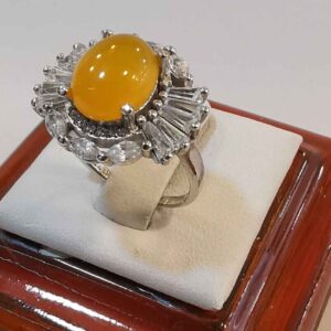 Bague en argent fait main avec inscription Sharf al-Shams