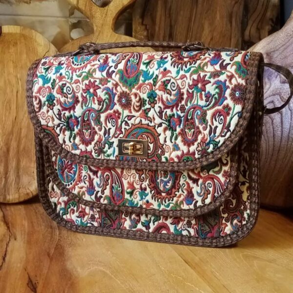 Sac à épaule Termeh fait à la main avec design persan