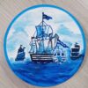 Ensemble Haft-Seen fait main avec motif géométrique élégant et oiseau peint – Célébrez le Nouvel An persan avec style (7 pièces)