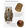 Sac à dos de randonnée – Design camouflage léger et résistant à l'eau, capacité de 80 litres