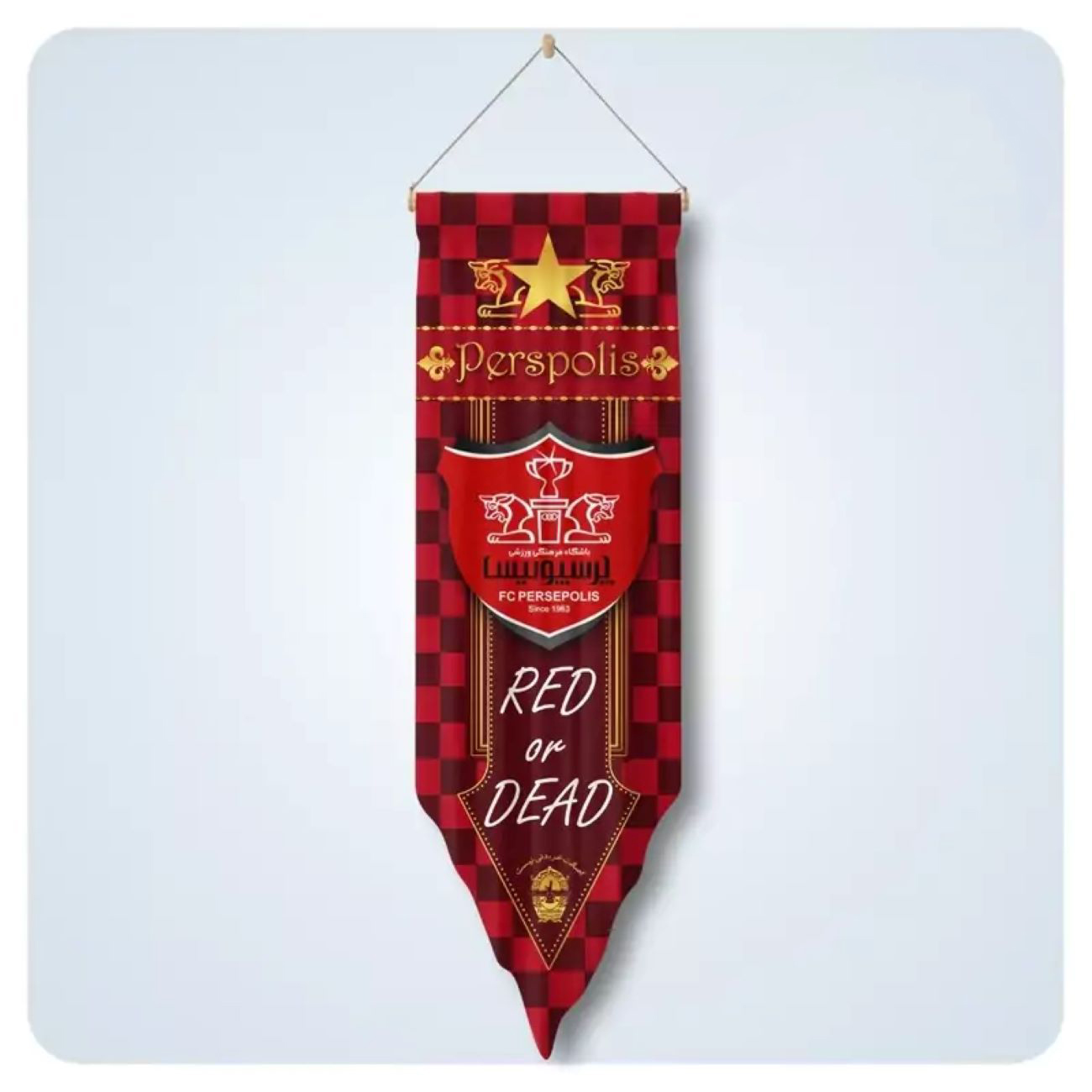 Persepolis Football Club Fan Wall Tapestry – Show Your Support for Iran's Red Giants