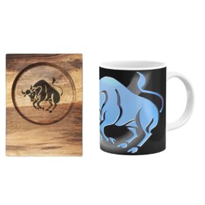 Mug du Zodiaque Persan – Symbole du Mois Ordibehesht (Taureau)