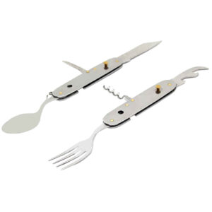 Ensemble de Vaisselle et Couverts Portable pour Camping – Léger, Idéal pour le Backpacking et les Voyages