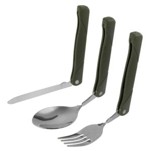 Ensemble de Vaisselle et Couverts Portable pour Camping de 3 Pièces – Idéal pour le Backpacking et les Voyages