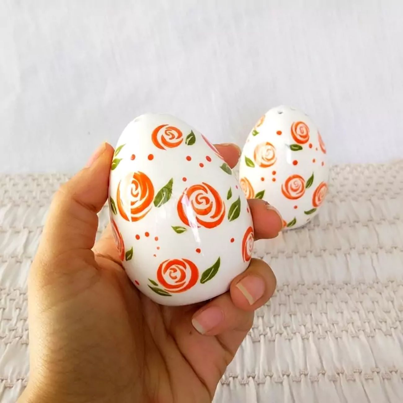 Salieres et Poivrières en Céramique Stylées – Design Œuf