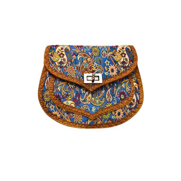 Sac à bandoulière Termeh avec motif traditionnel persan – Modèle Saba