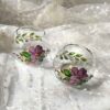 Ensemble Moona – Assiettes Haft-Seen Vitarail, motif floral (11 pièces)