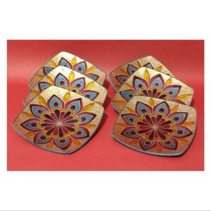 Assiettes Haft-Seen Vitarail – Motif géométrique (lot de 6)