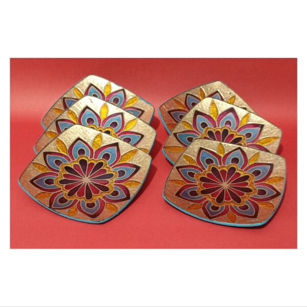 Assiettes Haft-Seen Vitarail – Motif géométrique (lot de 6)