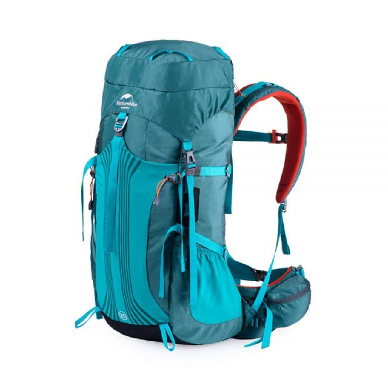 Sac à dos de randonnée 55L résistant à l'eau – Marque Nature Hike