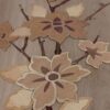 Art en Marqueterie de Bois - Design de Fleur Fait Main