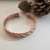 Bracelet Manchette en Cuivre Ajustable – Ajustement Parfait, Style Intemporel