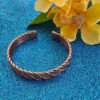 Bracelet Manchette en Cuivre Ajustable – Ajustement Parfait, Style Intemporel