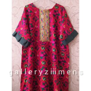 Caftan Perse avec Broderie Raffinée – Convient aux Sorties Quotidiennes et aux Rencontres Décontractées