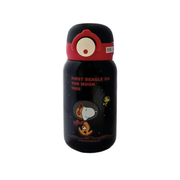 Mug de Voyage Snoopy, Capacité 0,35 Litre – Adapté à l’École et aux Voyages