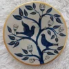 Ensemble de Poterie Murale – 4 Pièces avec Motifs Wan Yakad et Colombes Amoureuses